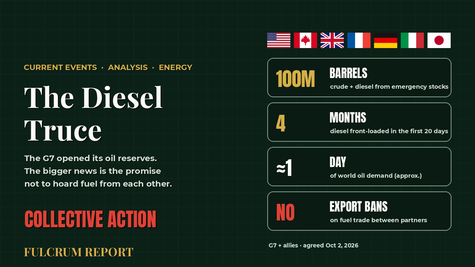 The Diesel Truce