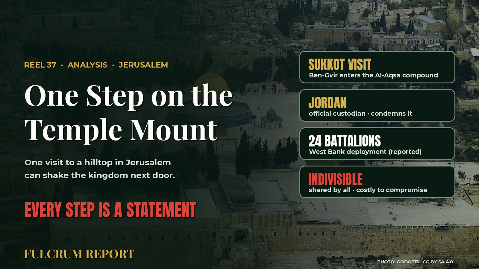 One Step on the Temple Mount