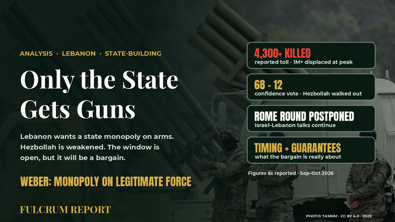 Only the State Gets Guns