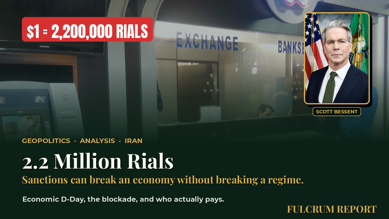 2.2 Million Rials: Sanctions Can Break an Economy Without Breaking a Regime