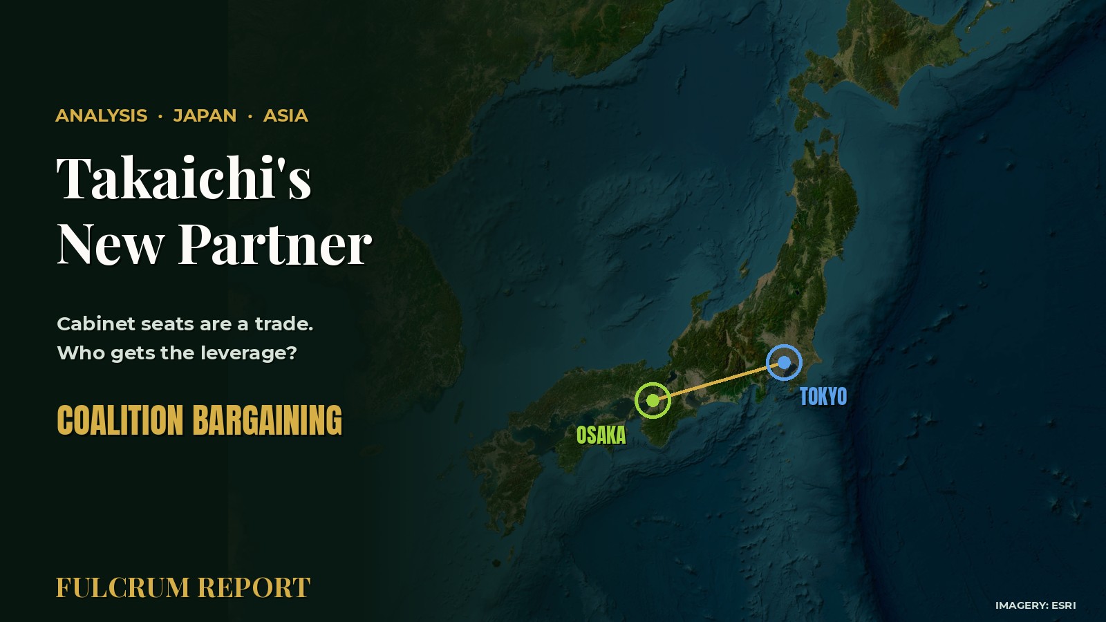 Takaichi's New Partner: Why Cabinet Seats Are a Trade