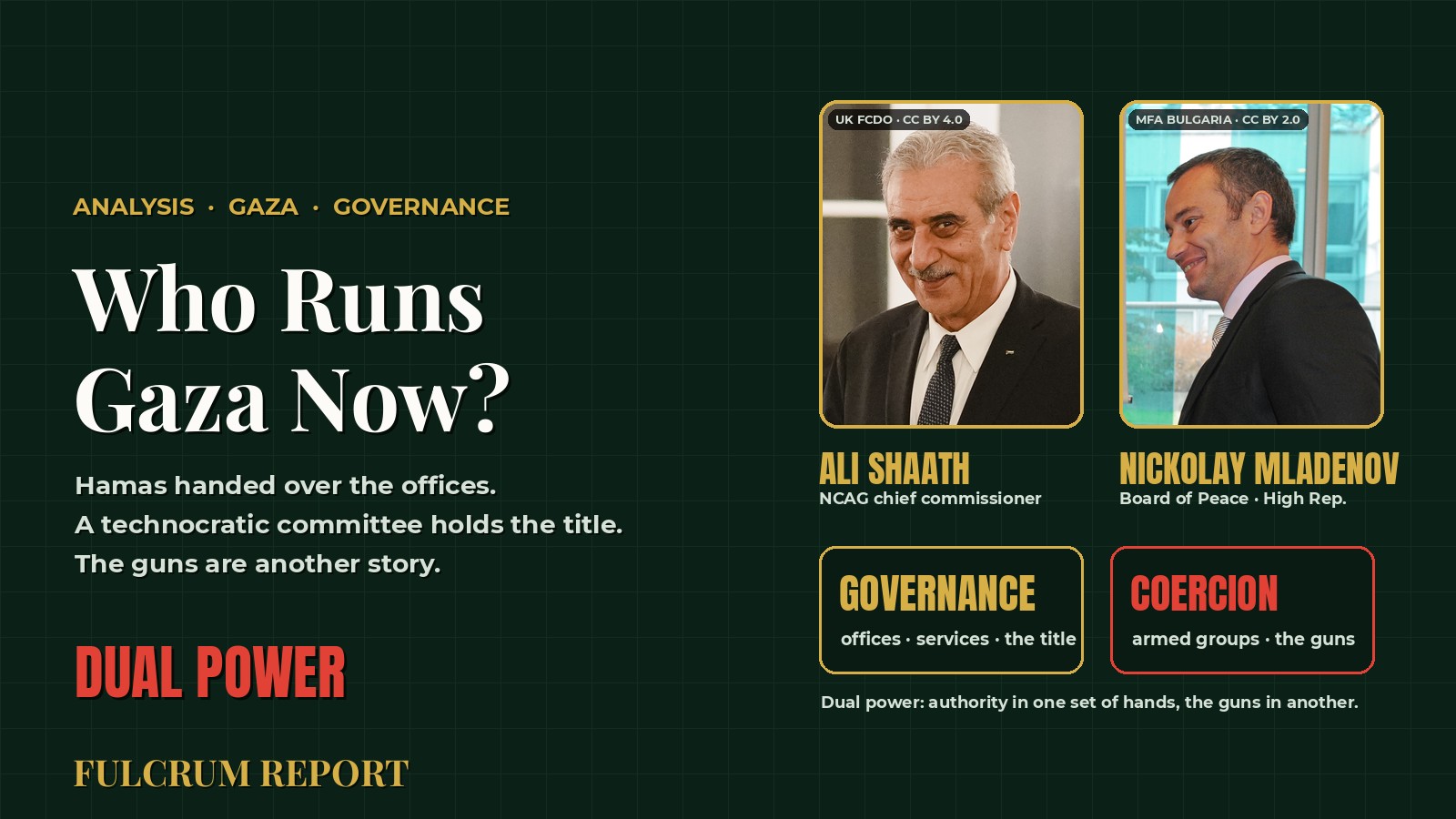 Who Runs Gaza Now?